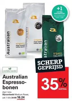 Sligro Australian Espresso-bonen aanbieding