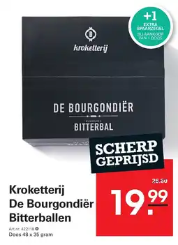 Sligro Kroketterij De Bourgondiër Bitterballen aanbieding