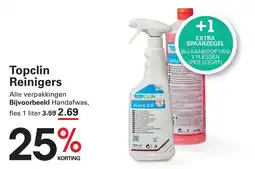 Sligro Topclin Reinigers aanbieding
