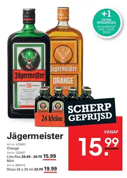 Sligro Jägermeister aanbieding