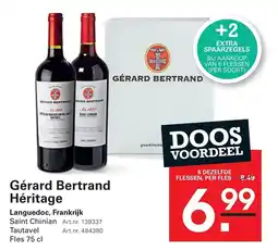 Sligro Gérard Bertrand Héritage aanbieding