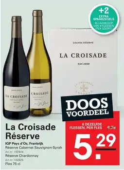 Sligro La Croisade Réserve aanbieding
