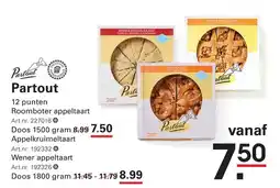 Sligro Partout Roomboter appeltaart aanbieding
