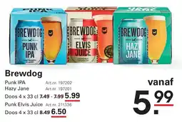 Sligro Brewdog aanbieding