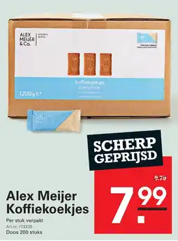 Sligro Alex Meijer Koffiekoekjes aanbieding