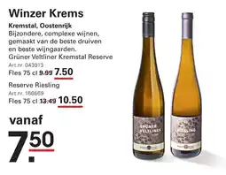 Sligro Winzer Krems aanbieding
