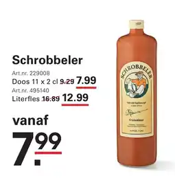 Sligro Schrobbeler aanbieding