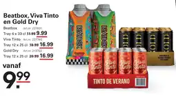 Sligro Beatbox, Viva Tinto en Gold Dry aanbieding