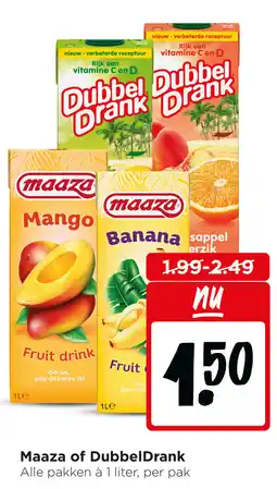 Jumbo Maaza of DubbelDrank aanbieding
