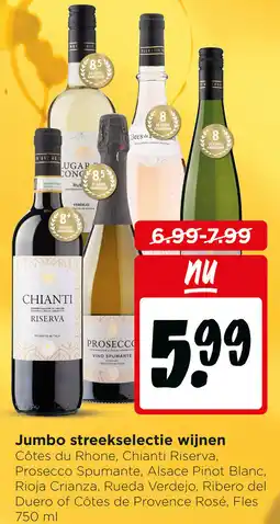 Jumbo Jumbo streekselectie wijnen aanbieding