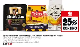 Jumbo Speciaalbieren van Hertog Jan, Tripel Karmeliet of Texels aanbieding