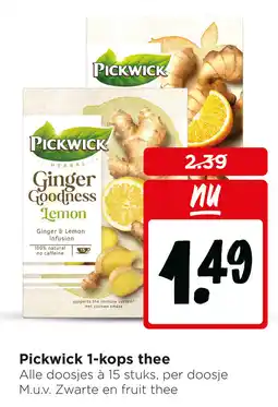 Jumbo Pickwick 1-kops thee aanbieding