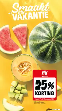 Jumbo Alle meloenen aanbieding
