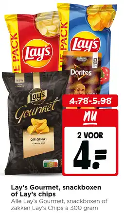 Jumbo Lay's Gourmet, snackboxen of Lay's chips aanbieding