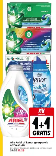 Jumbo Alle Ariel of Lenor geurparels of Fresh Air aanbieding