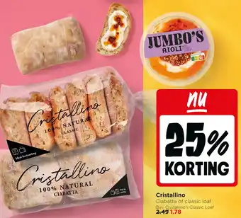 Jumbo Cristallino aanbieding