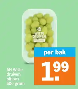 Albert Heijn AH Witte druiven pitloos aanbieding