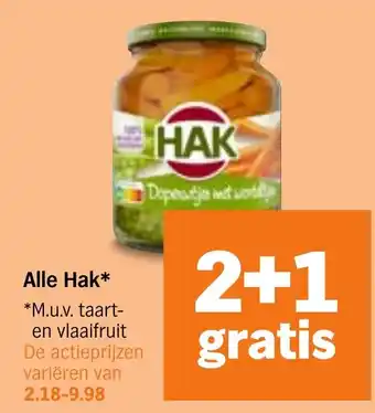 Albert Heijn Alle Hak aanbieding