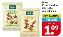 Hoogvliet Wasa Crunchy bites aanbieding