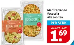 Hoogvliet Mediterraneo focaccia aanbieding