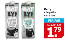 Hoogvliet Oatly aanbieding