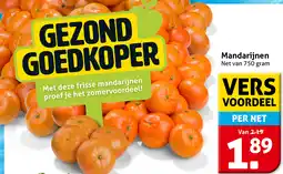 Hoogvliet Mandarijnen aanbieding