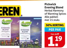 Hoogvliet Pickwick Evening Blend aanbieding