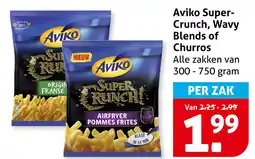 Hoogvliet Aviko Super- Crunch, Wavy Blends of Churros aanbieding