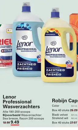 Sligro Lenor Professional Wasverzachters aanbieding