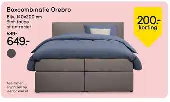 Leen Bakker Boxcombinatie Orebro aanbieding
