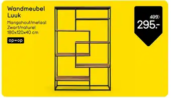 Leen Bakker Wandmeubel Luuk aanbieding