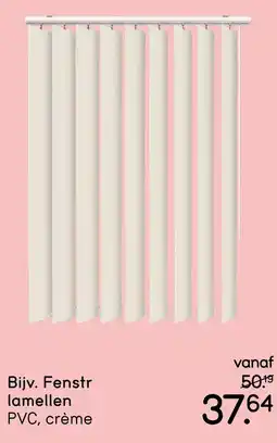 Leen Bakker Fenstr lamellen PVC, crème aanbieding