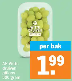 Albert Heijn AH Witte druiven pitloos aanbieding