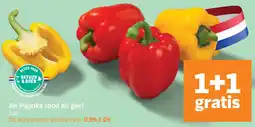 Albert Heijn AH Paprika rood en geel aanbieding