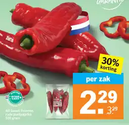 Albert Heijn AH Sweet Palermo rode puntpaprika aanbieding