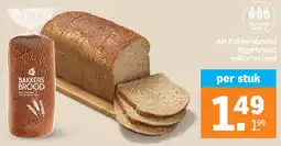 Albert Heijn AH Bakkersbrood tijgerbrood volkoren heel aanbieding