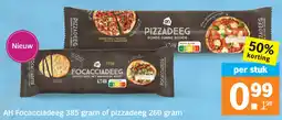 Albert Heijn AH Focacciadeeg of pizzadeeg aanbieding