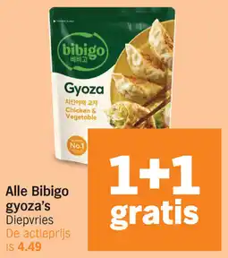 Albert Heijn Alle Bibigo gyoza's aanbieding