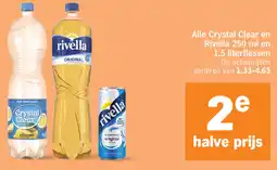 Albert Heijn Alle Crystal Clear en Rivella aanbieding