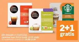Albert Heijn Alle Nescafé en Starbucks aanbieding