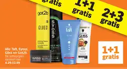 Albert Heijn Alle Taft, Syoss, Gliss en Got2b aanbieding