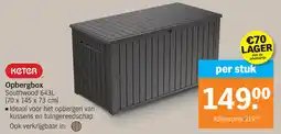 Albert Heijn keter Opbergbox Southwood 643L aanbieding
