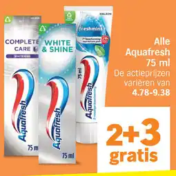 Albert Heijn Alle Aquafresh aanbieding