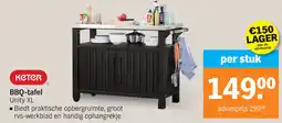 Albert Heijn keter BBQ-tafel Unity XL aanbieding