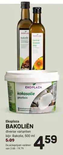 Ekoplaza Ekoplaza bakoliën aanbieding