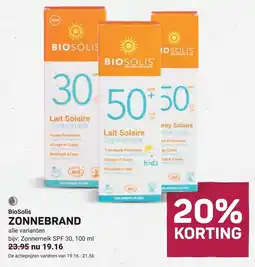 Ekoplaza Biosolis zonnebrand aanbieding