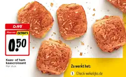 Jumbo Kaas- of ham kaascroissant aanbieding