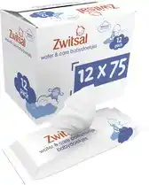 Bol.com Zwitsal Water & Care Billendoekjes Parfumvrij - 900 doekjes - Voordeelverpakking aanbieding