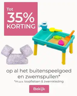 Prenatal Buitenspeelgoed en zwemspullen aanbieding