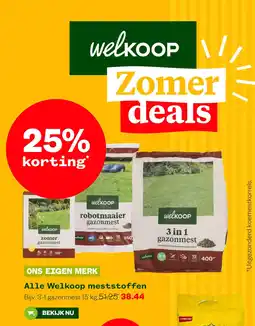 Welkoop welkoop 3 in 1 gazonmest aanbieding